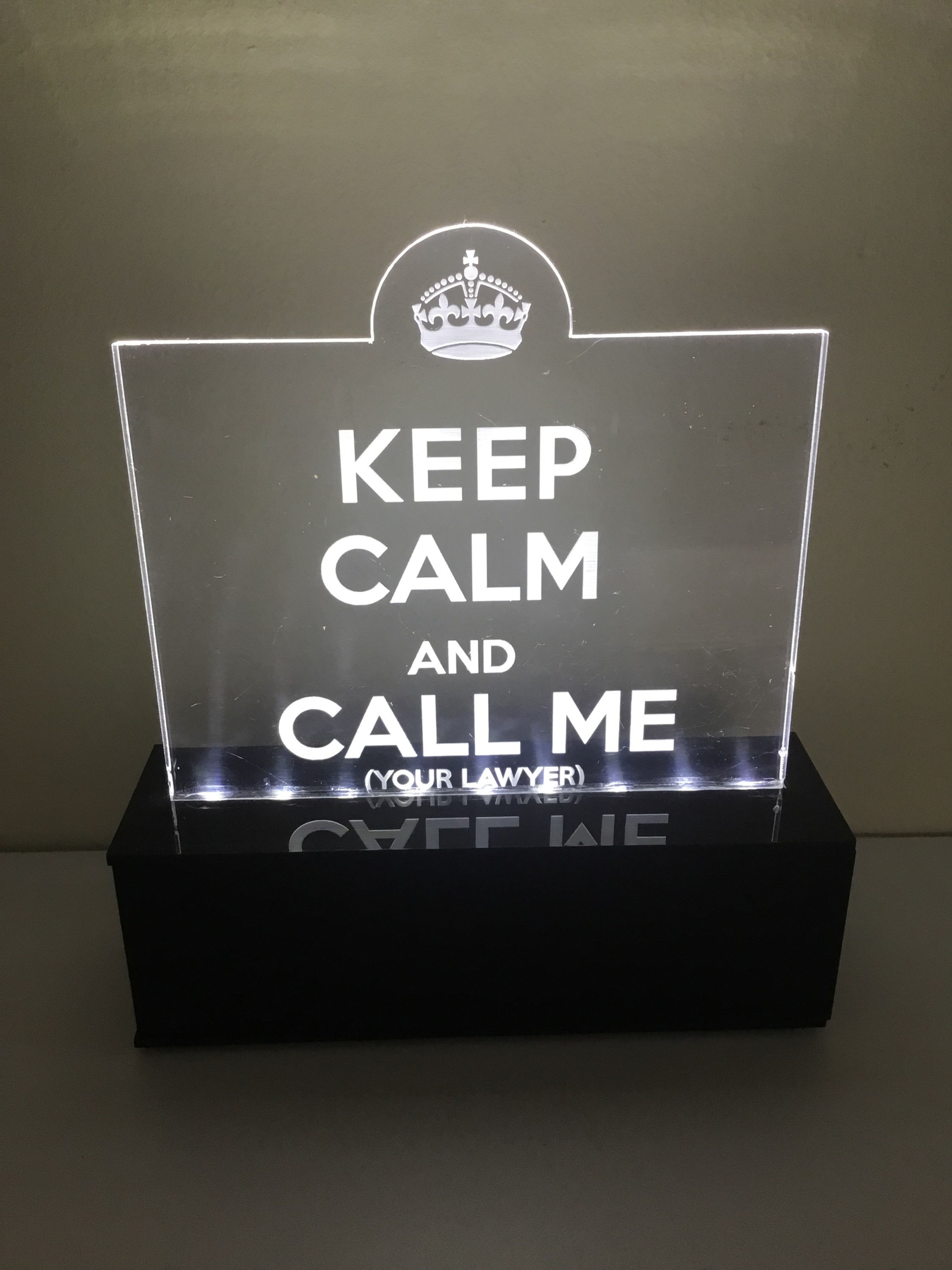 Cod: LUM 9074 - Luminária Keep Calm