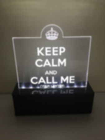 Cod: LUM 9074 - Luminária Keep Calm 