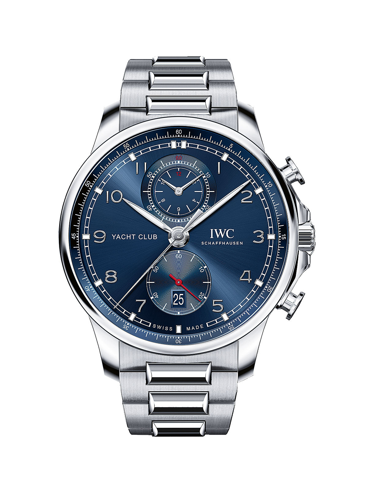 IWC Portugieser Yacht Club Chronograph Blue Dial Stainless Steel IW390701