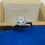 Thumbnail: 2.18 Carat Round Brilliant Diamond Ring Platinum *GIA Certified*
