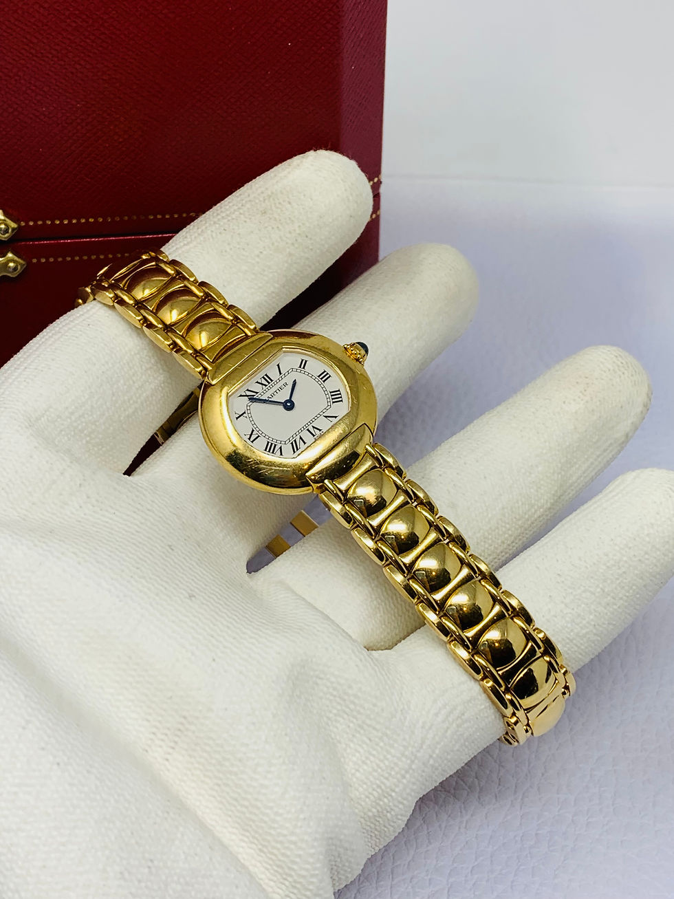 Thumbnail: Cartier Ellipse 18K Gold Ladies Vintage Watch