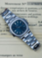 atek Philippe Nautilus 4700 Blue Dial Stainless Steel Unpolished Box & Papers