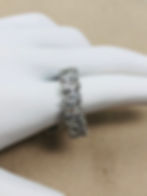 18K White Gold 5.52CT Pear Shaped VS Quality Eternity Band