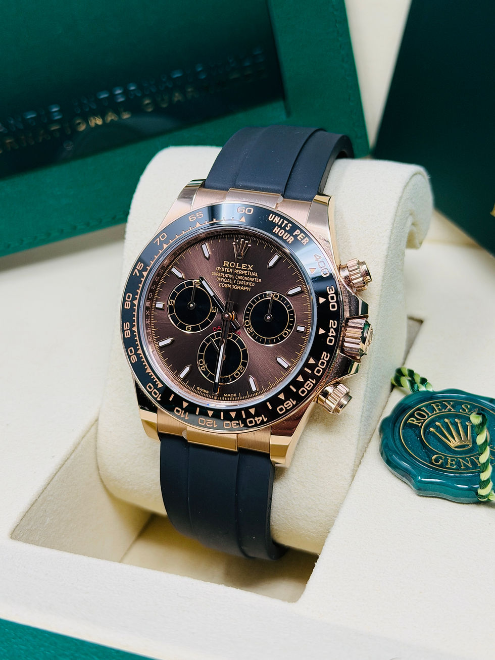Thumbnail: Rolex Daytona Rose Gold 126515LN Chocolate Dial Oyster Flex Box & Papers 2026