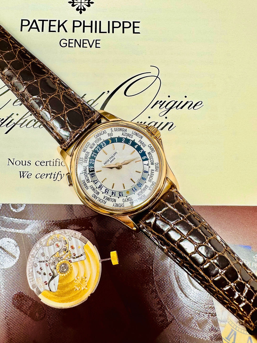 Patek Philippe World Time Rose Gold 5110R-001
