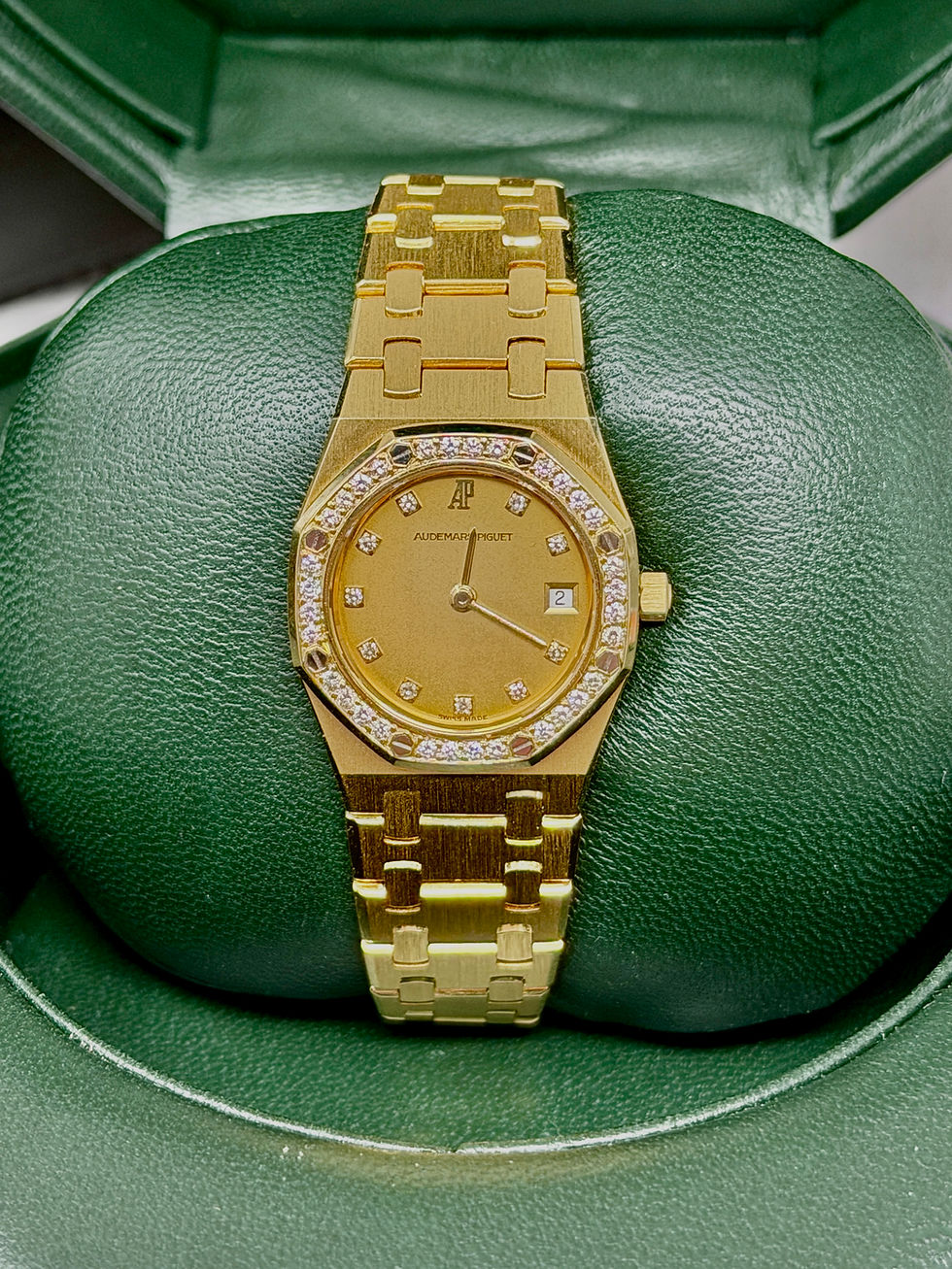 Thumbnail: Audemars Piguet Royal Oak Mini Yellow Gold 66319BA Box & Papers Mint Condition
