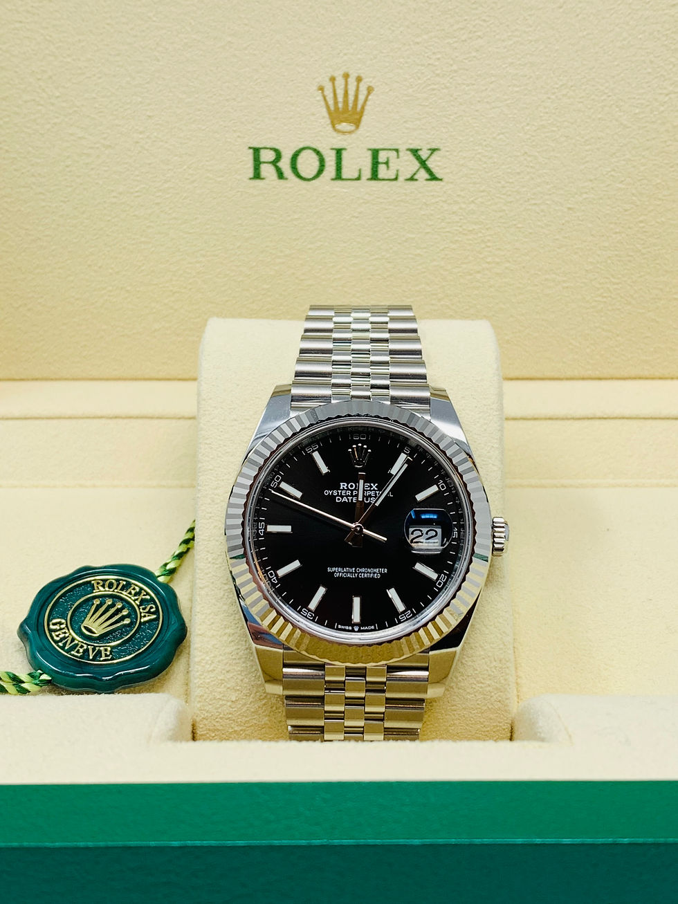 Thumbnail: Rolex Datejust 41MM Jubilee Black Dial Ref. 126334 *2022 Model*