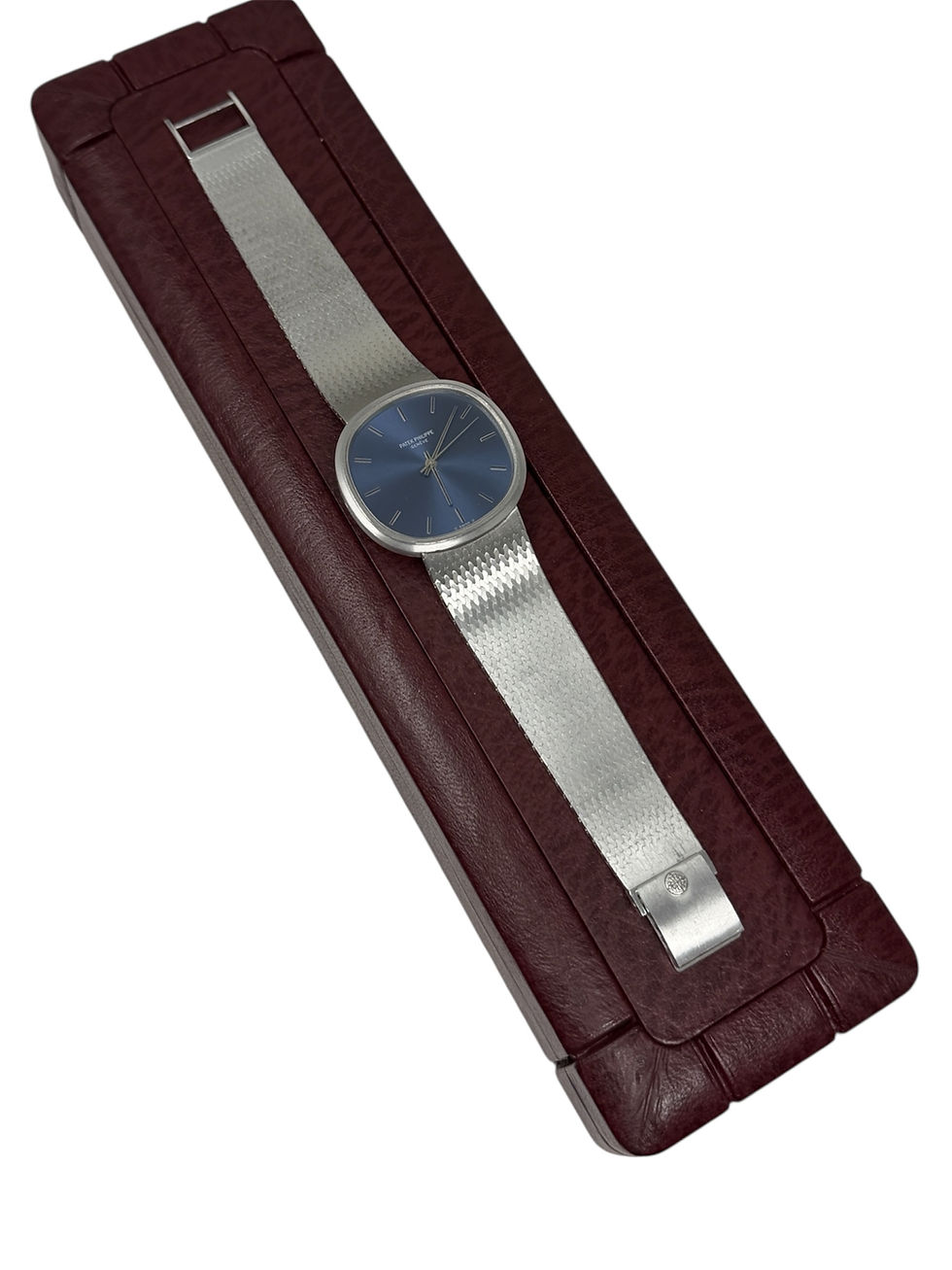 Thumbnail: Patek Philippe Golden Ellipse Jumbo 3586/1G White Gold Blue Dial