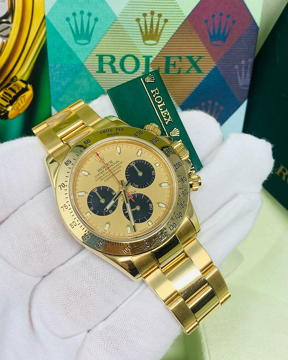 Thumbnail: Rolex Daytona 116528 Yellow Gold Paul Newman Racing Box & Papers