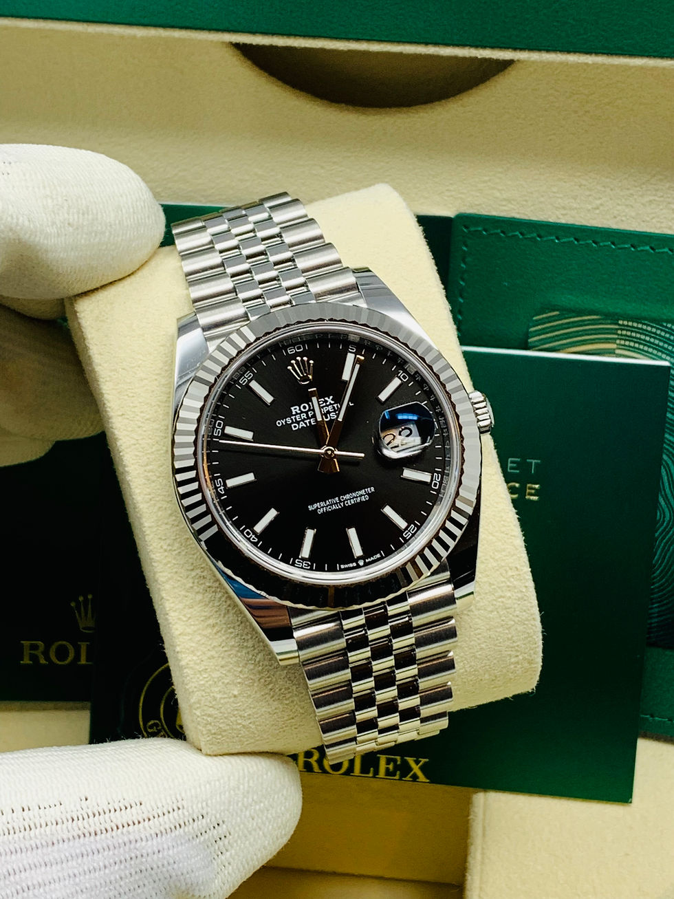 Thumbnail: Rolex Datejust 41MM Jubilee Black Dial Ref. 126334 *2022 Model*
