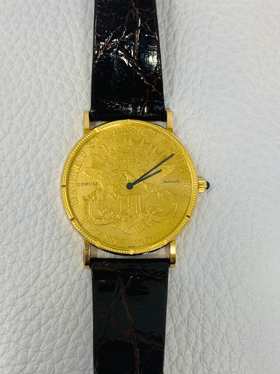Thumbnail: Corum 20 Dollars Double Eagle Yellow Gold Coin Automatic Year 1904