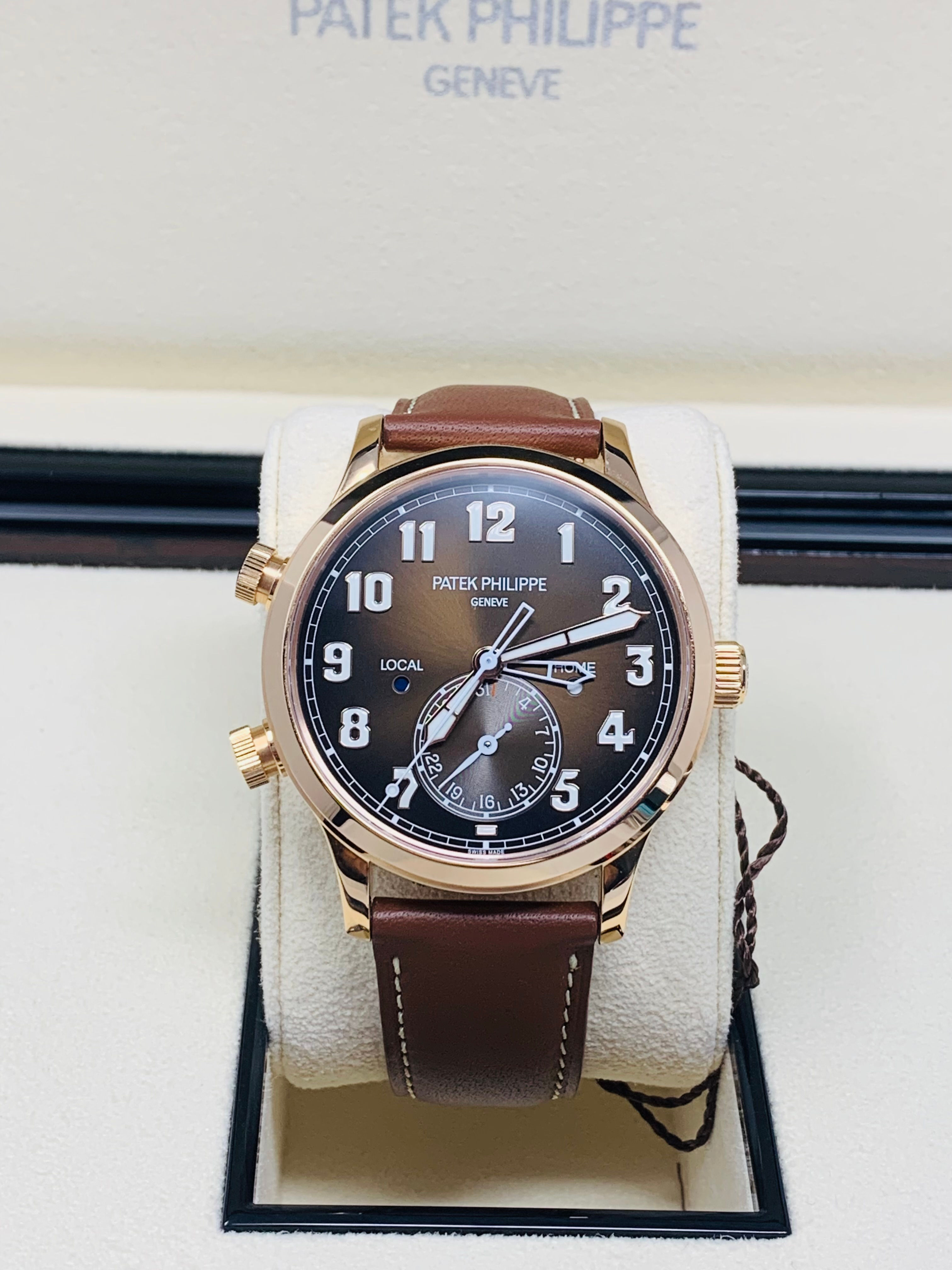 Patek Philippe Calatrava Pilot Travel Time Rose Gold 5524R-001