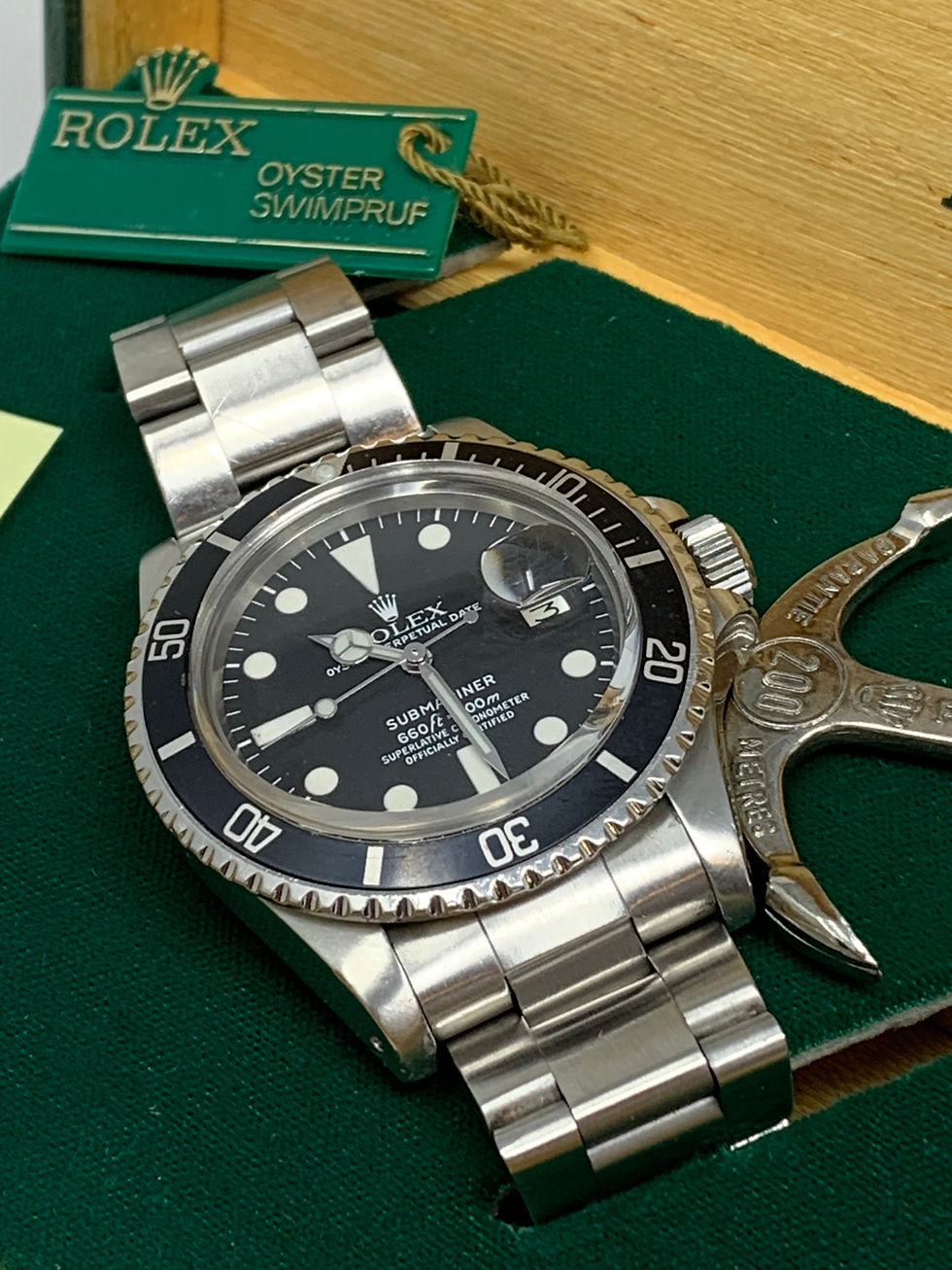 Thumbnail: Rolex Submariner 1680 40MM With Original box and Booklets "ONE OWNER"