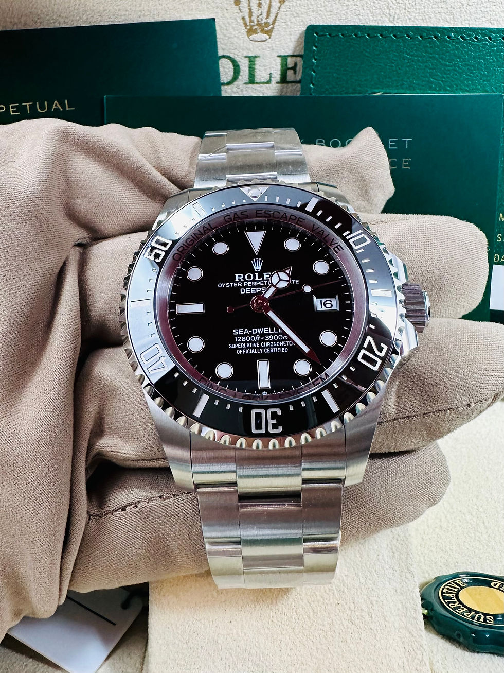 Thumbnail: Rolex Sea-Dweller Deepsea 44MM Stainless Steel Black Dial 136660 Unworn *2023*