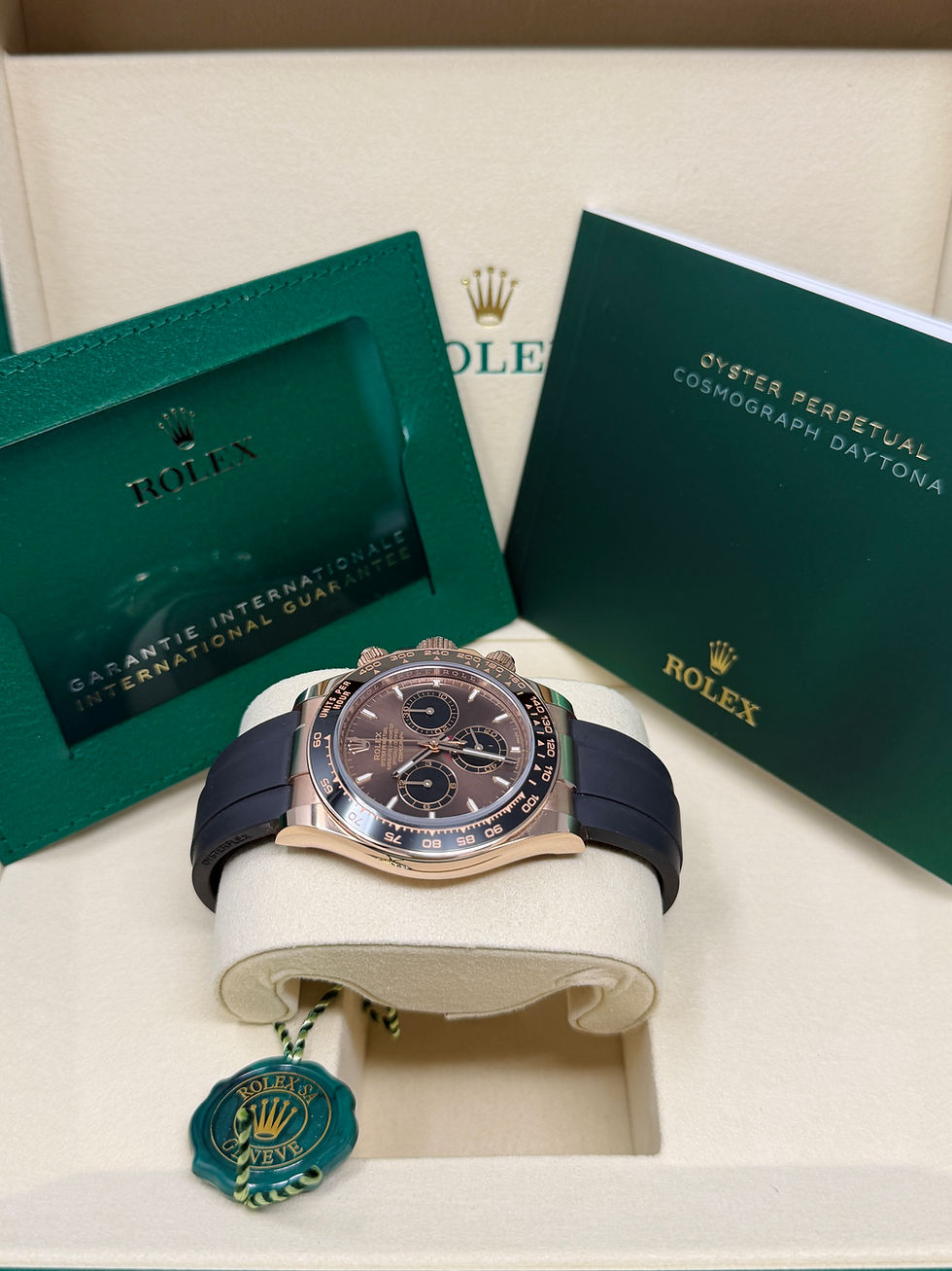 Thumbnail: Rolex Daytona Rose Gold 126515LN Chocolate Dial Oyster Flex Box & Papers 2026