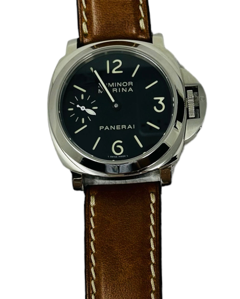Panerai Luminor Marina 44MM Stainless Steel Case Black Dial PAM00111