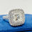 Thumbnail: 4.52 Carat Princess Cut Diamond Ring 18K *GIA Certified*
