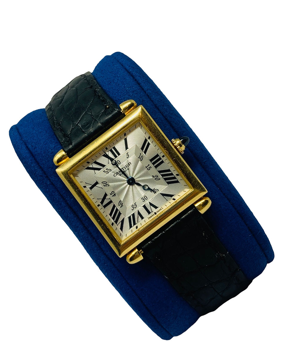 Thumbnail: Cartier Tank Obus 18K Yellow Gold Manual Winding Ref. 2380