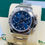Thumbnail: Rolex Daytona Cosmograph White Gold Blue Dial Ref. 116509