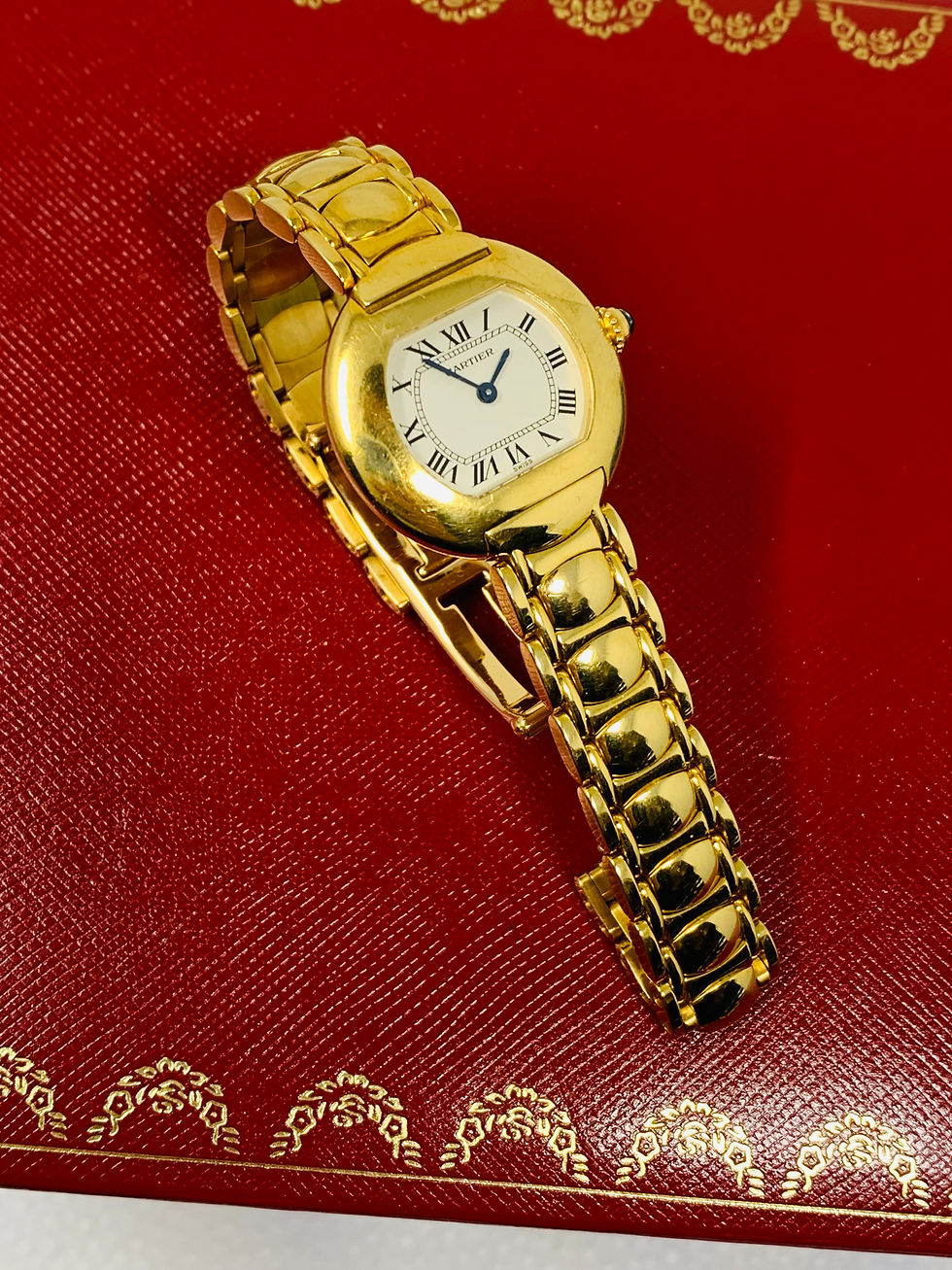 Thumbnail: Cartier Ellipse 18K Gold Ladies Vintage Watch