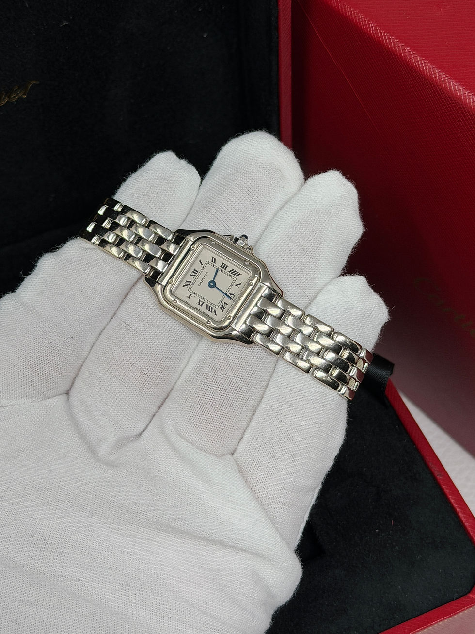 Thumbnail: Cartier Panthere White Gold Small Ladies Watch