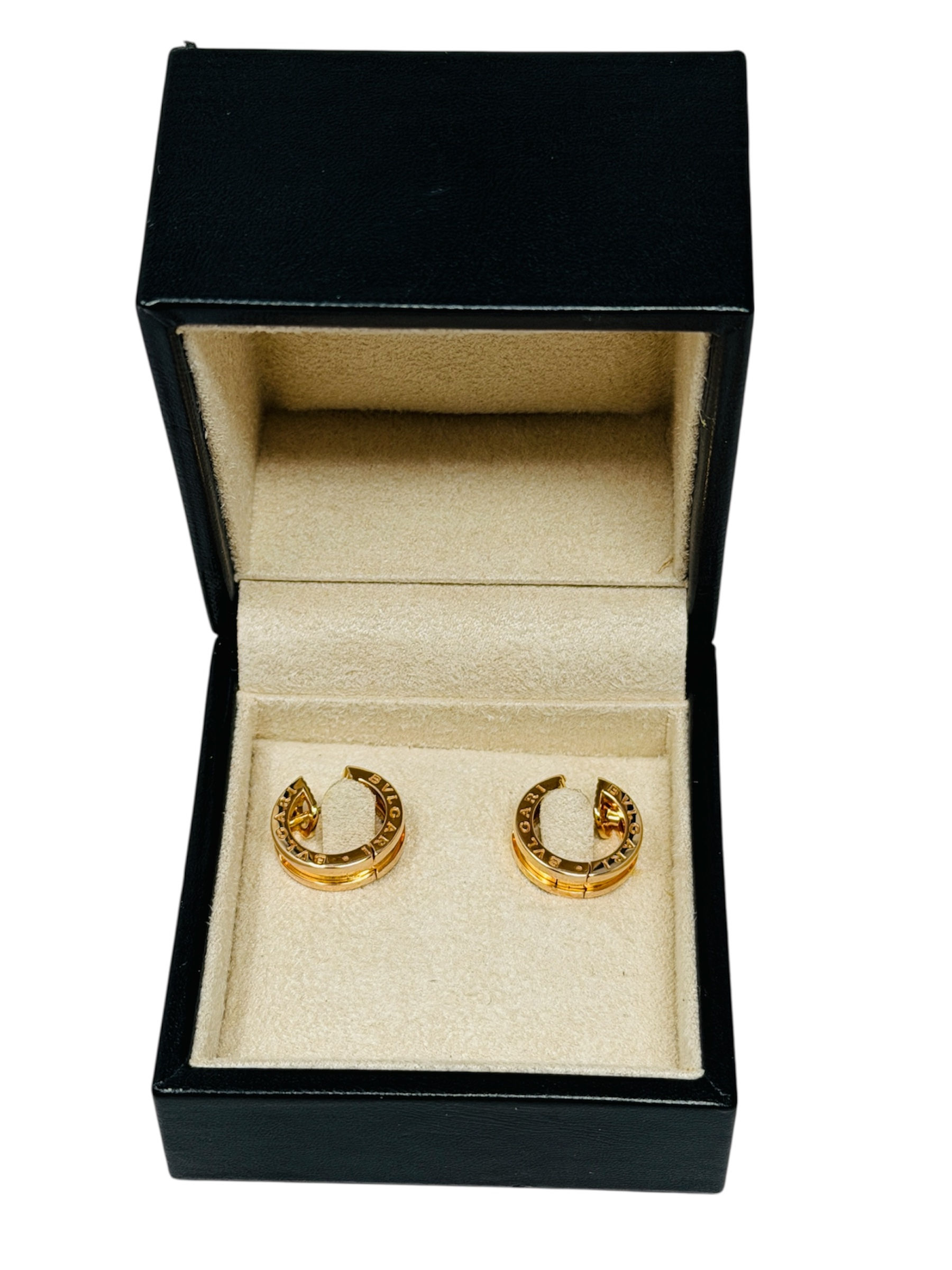 Bvlgari B.zero1 Rose Gold Hoop Earrings