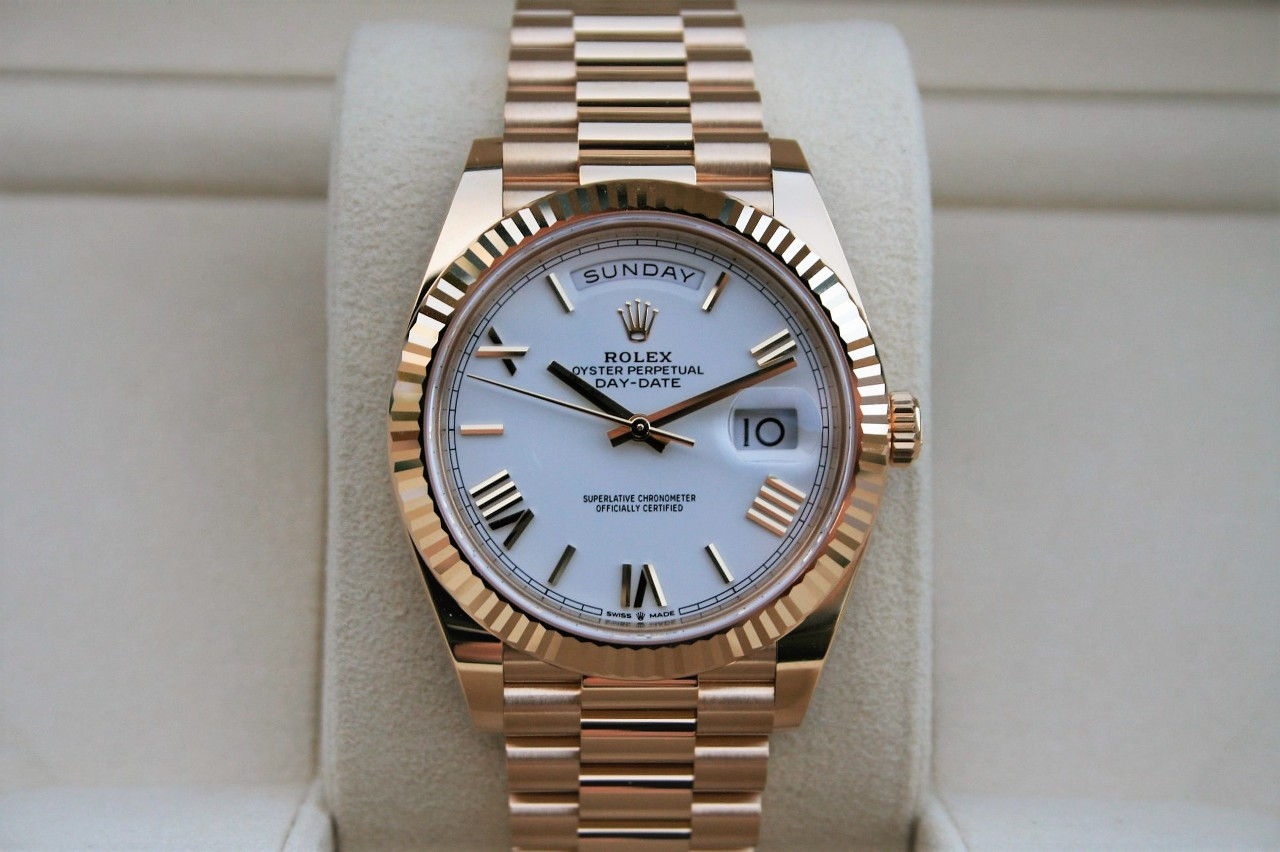 Rolex President Day-Date Ref. 228235 40MM White Dial