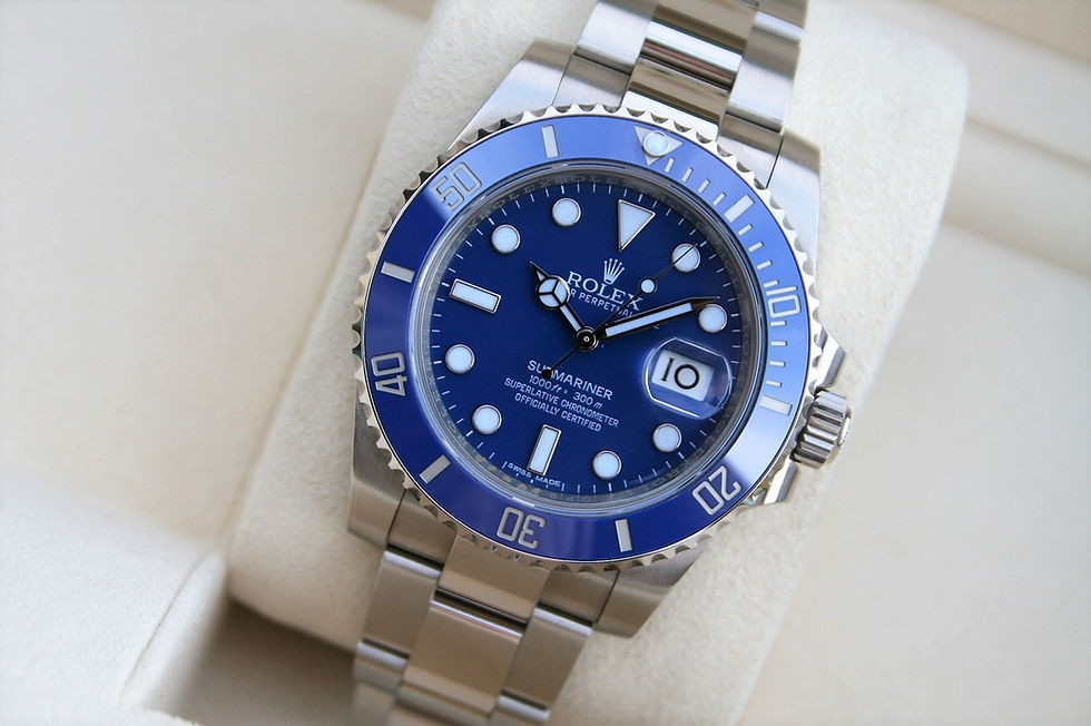 Thumbnail: Rolex Submariner Blue Ceramic "Smurf" White Gold Ref. 116619