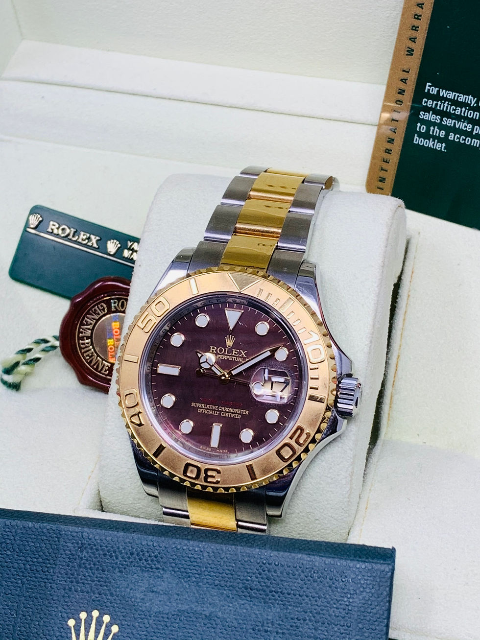 Thumbnail: Rolex Yacht Master Two-Tone Yellow Gold Mother Of Pearl Dial 16623 *Full Set*