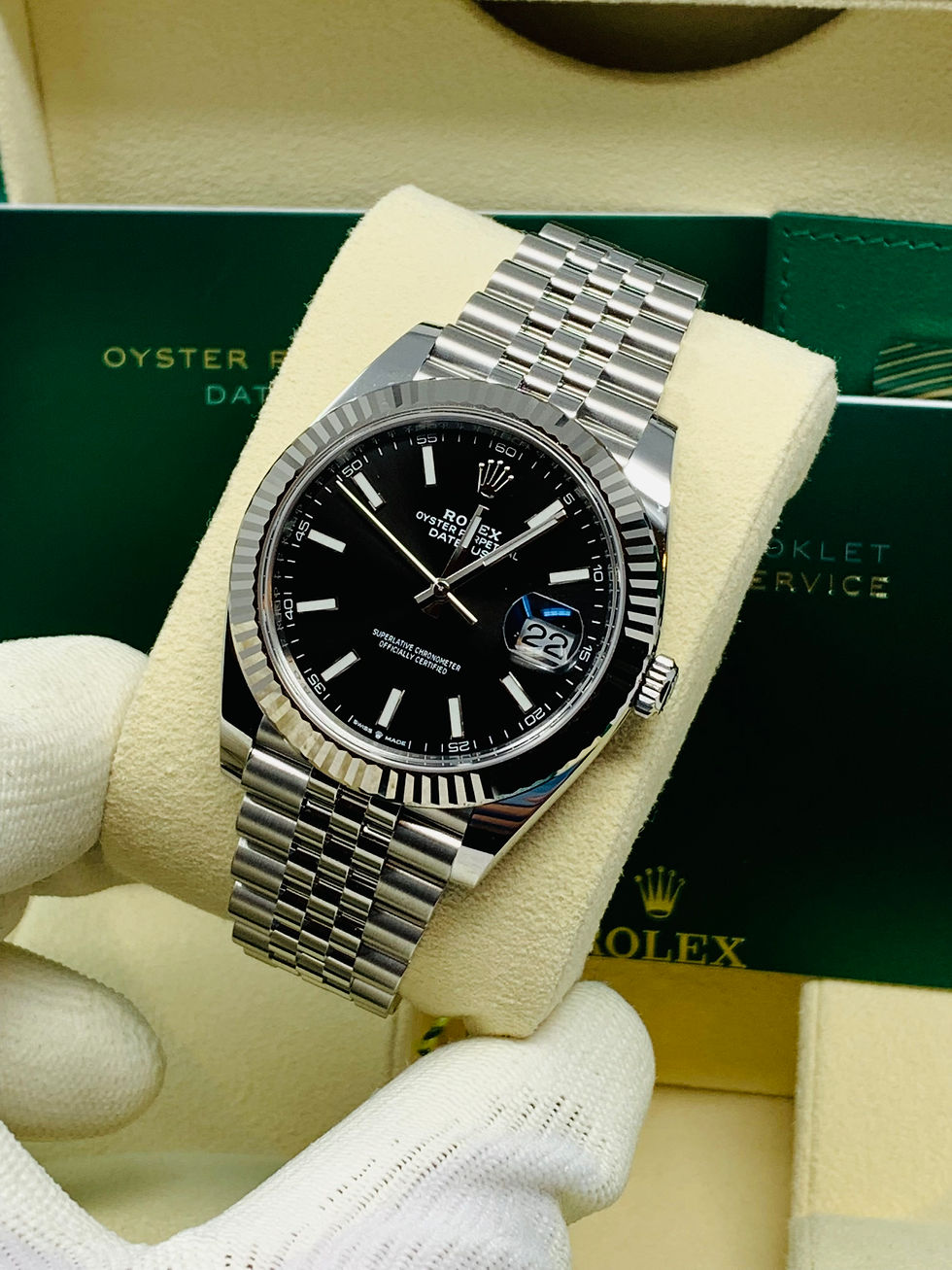 Thumbnail: Rolex Datejust 41MM Jubilee Black Dial Ref. 126334 *2022 Model*
