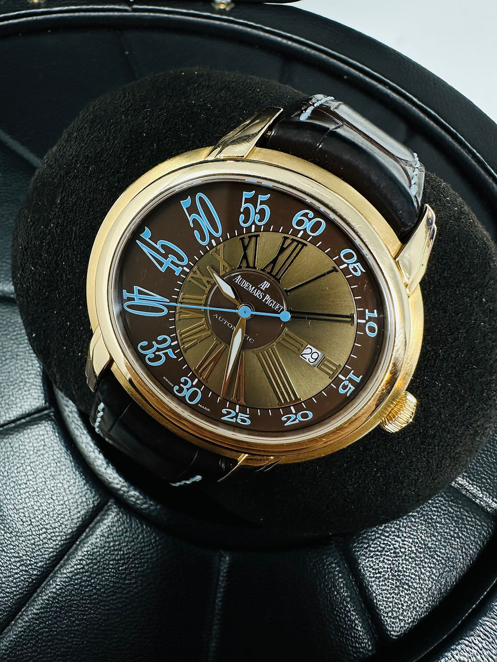 Thumbnail: Audemars Piguet Millenary 45MM Rose Gold Chocolate Dial 15320OR Complete Set