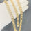 Thumbnail: 14K Yellow Gold Cuban Chain + Matching Cuban Bracelet 42CT Total *VS QUALITY*