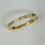 Thumbnail: Alexandra Jules Rose Gold Classic Diamond Bangle *Retail $18,0000*