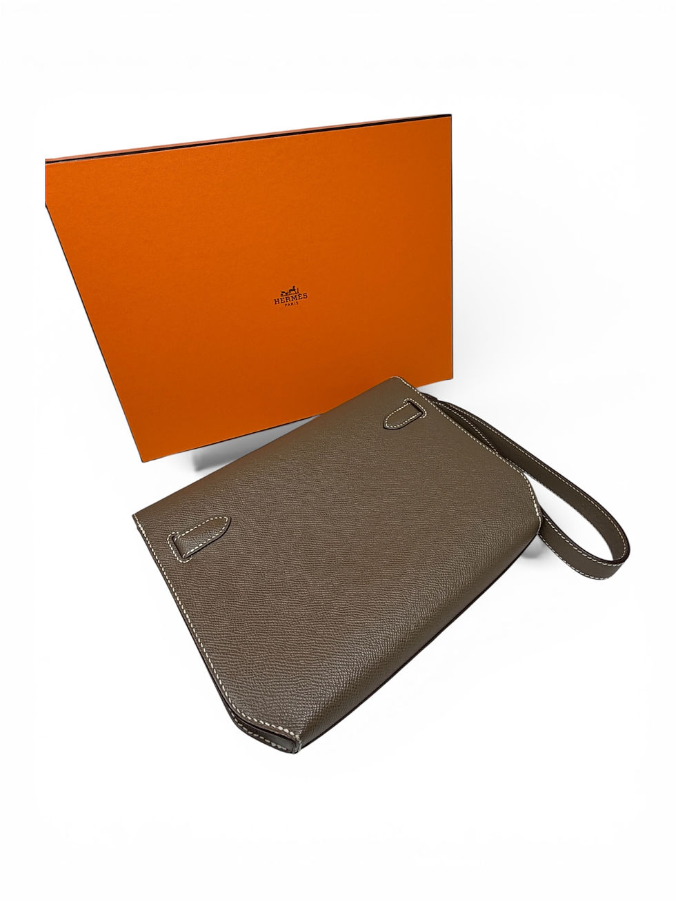 Thumbnail: Hermes 2020 Epsom Kelly Depeches 25 In Grey