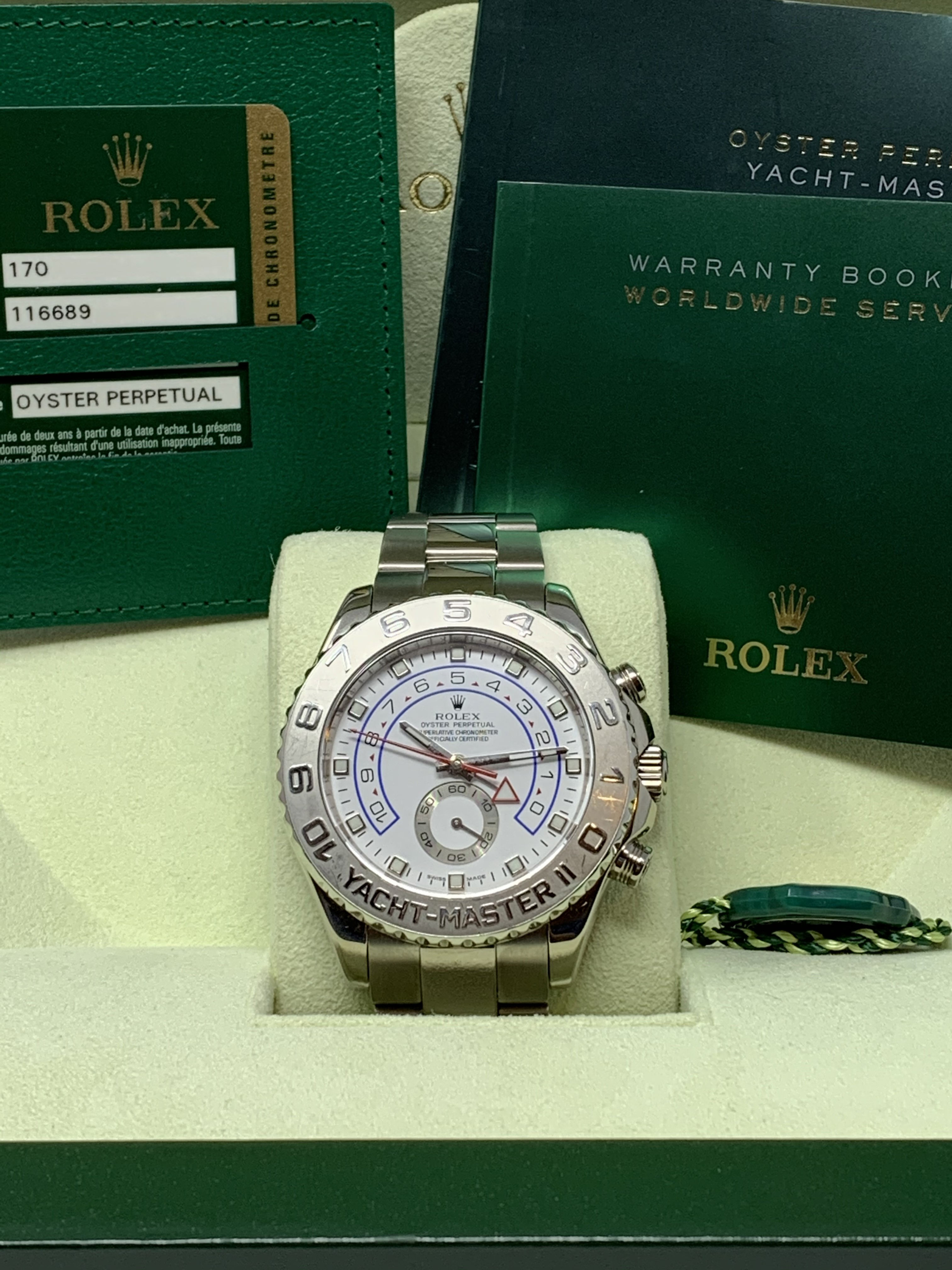 Rolex Yacht-Master II 44MM White Gold 116689