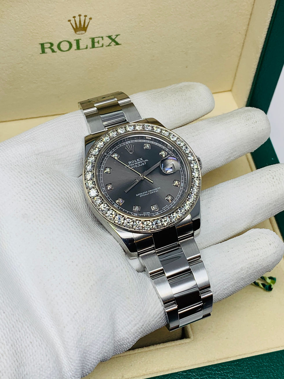 Thumbnail: Rolex Datejust II 41MM Custom made Diamond Bezel