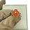 Thumbnail: Van Cleef & Arpels Vintage Alhambra Coral Ring Yellow Gold *Rare*