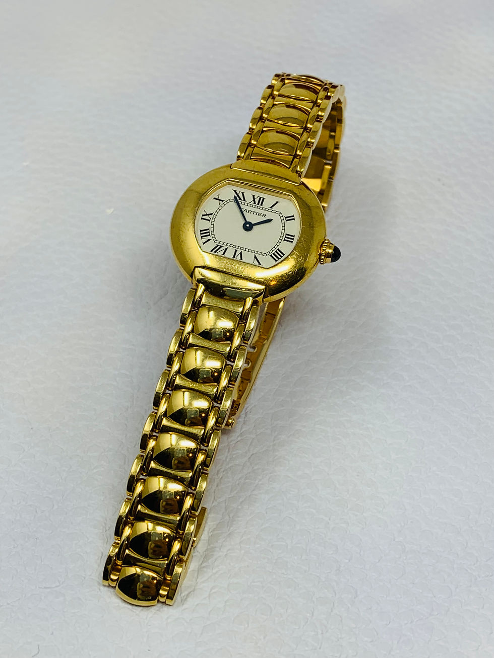 Thumbnail: Cartier Ellipse 18K Gold Ladies Vintage Watch