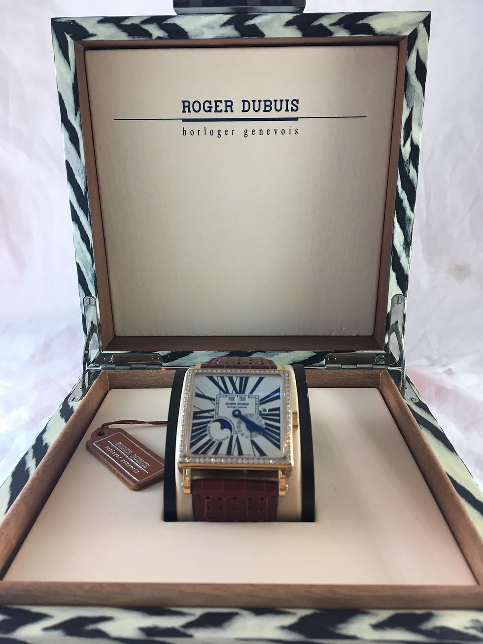 Thumbnail: Roger Dubuis Golden Square G40 57395S D57ADB Rare 40mm
