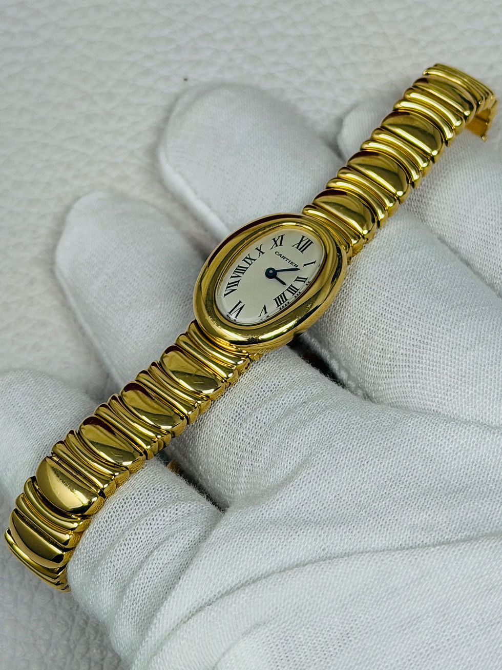 Thumbnail: Cartier Baignoire Mini 18K Yellow Gold Ref.1960
