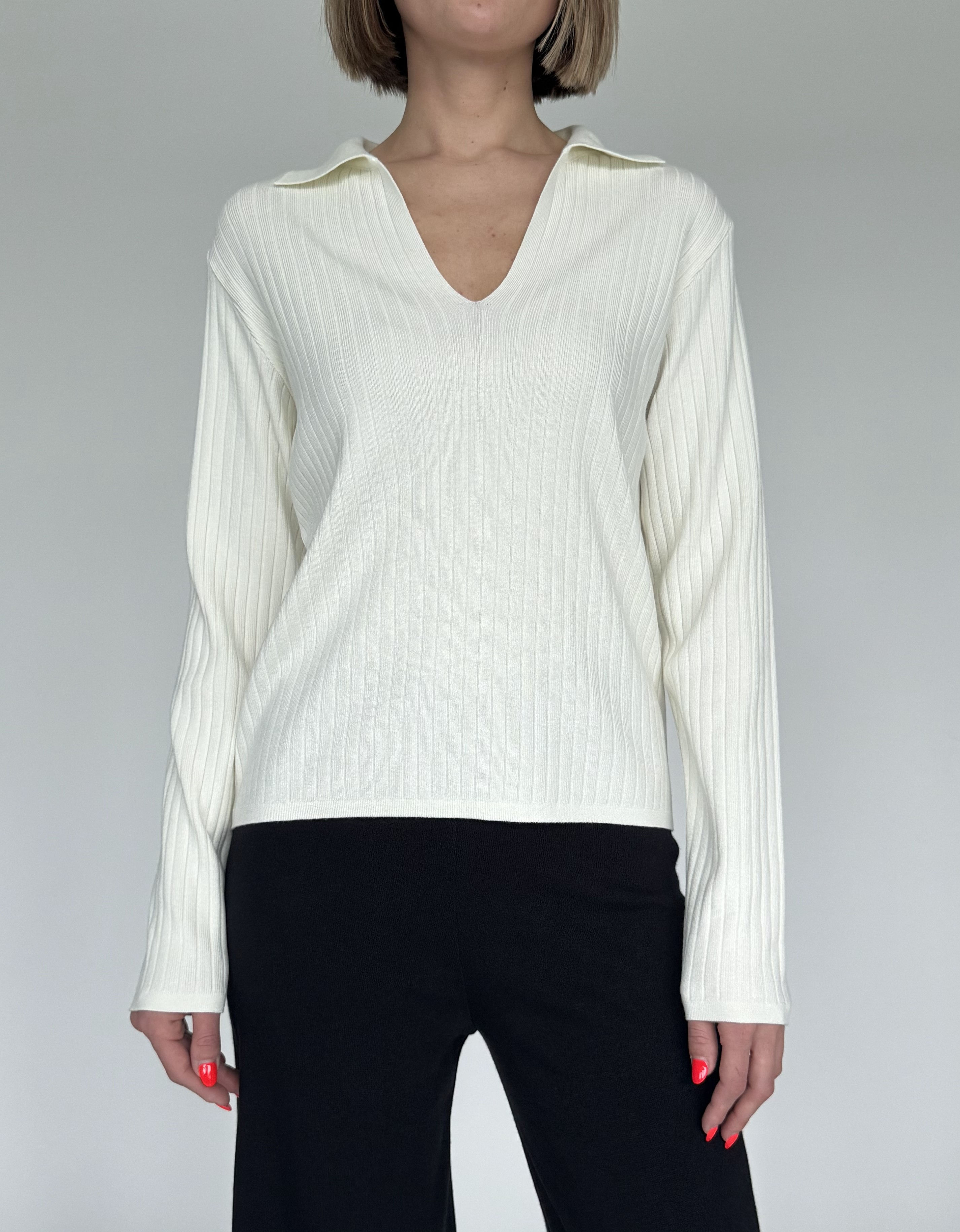 Artikel 77744  Polopullover Viskose Flash