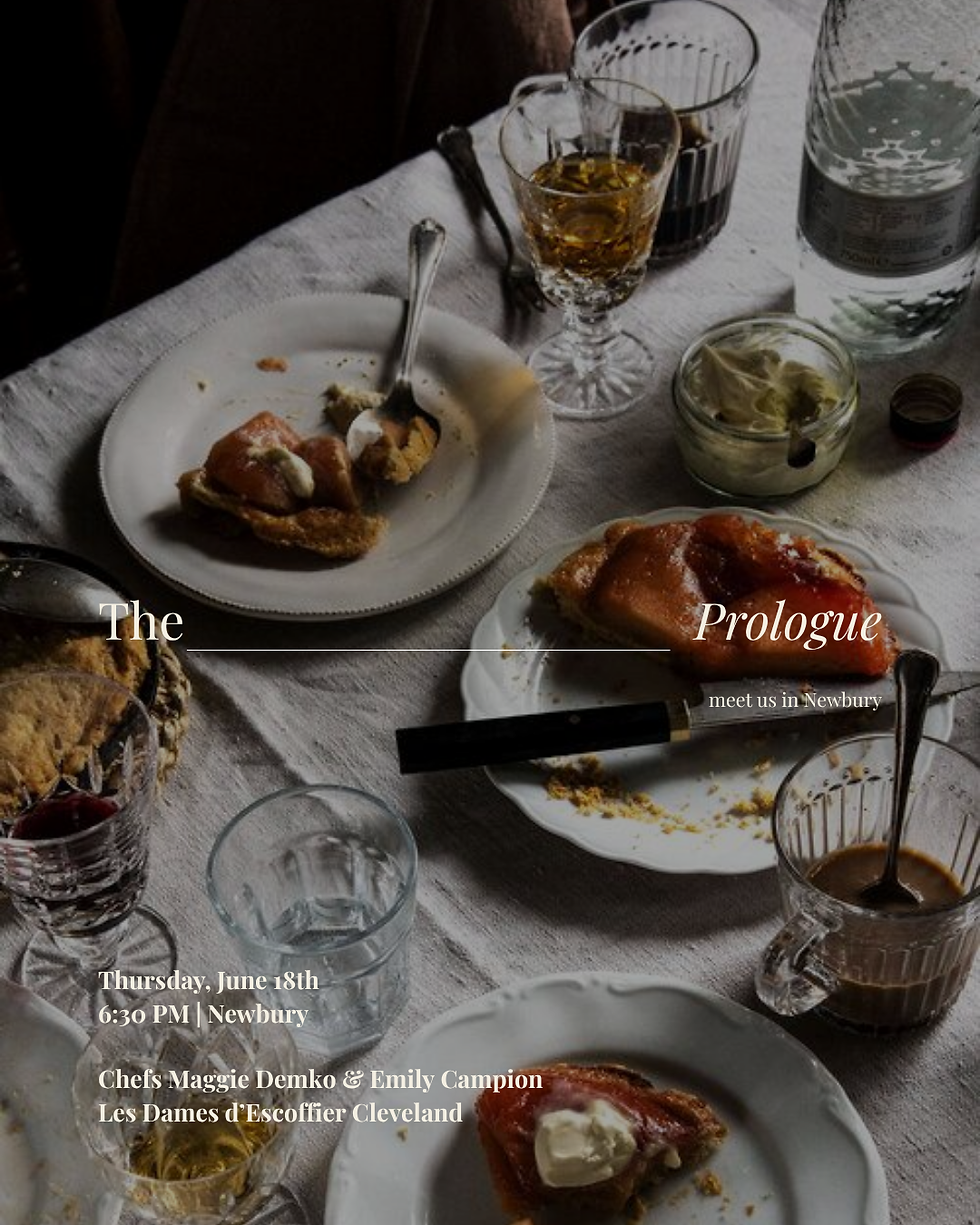 The Prologue with Chef Maggie Demko & Chef Emily Campion & Les Dames d'Escoffier Cleveland (1)