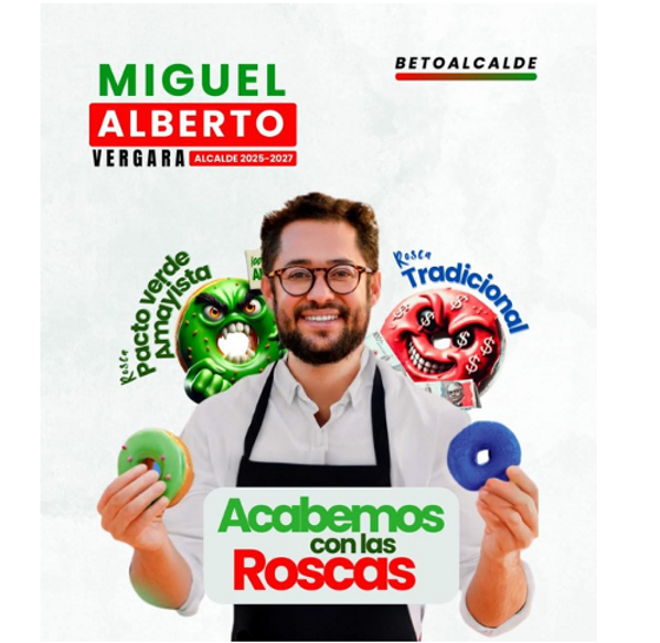 Fuente: Imagen tomada de la cuenta personal de Facebook de Miguel Vergara