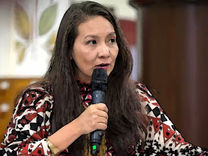 Lena Estrada, primera ministra indígena de Ambiente en Colombia