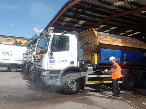 Rhinowash industrial pressure washer hire