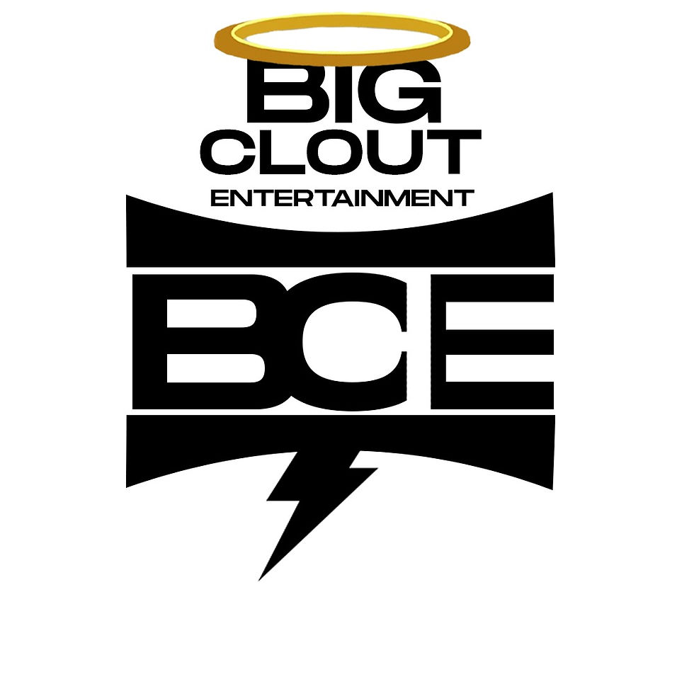 BCE logo with BIG CLOUT ENTERTAINMENT text and halo