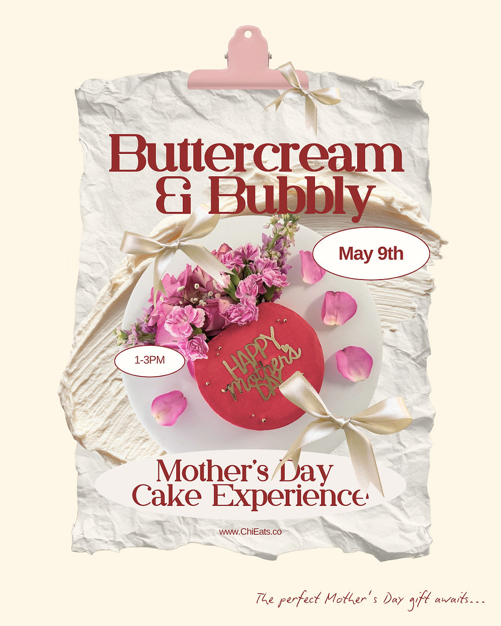 Buttercream & Bubbly - Mother's Day Cake Experience
