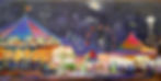 "Carnival at Night" - acrylic on canvas - 12"x 24" - Sold