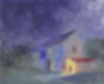 "Waiting" - acrylic on cradled panel - 8"x10" - Sold