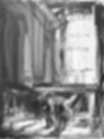 "Grand Central" - acrylic on yupo paper - 14"x11" - for price: